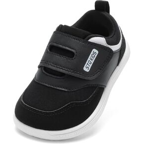 Toddler Wide Toe Box Shoes Barefoot Sneakers Girls Boys Zero Drop First Walking Running Tennis Grounding Shoes