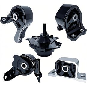 محرك محرك جبل متوافق مع نوبات 2002 2003 2004 2005 2006 Honda CRV 2.4L W/Auto 4WD Motor & Trans Mount Set 5pcs: A6597 ، A6596 ، A65010 ، A4504 ، A4506