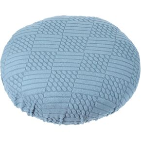 PATIKIL Stool Covers Round, Elastic Bar Stool Covers Washable Stool Cushion Slipcover Stretchy Bar Chair Seat Cover for 11-14 Inch Chair, Dark Blue
