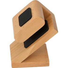Watch Watch Stand For 1 ، Natural Rare Walnut & Japanese Zelkova ، Wooden Single Watch Display Stand Showcase (Walnut)