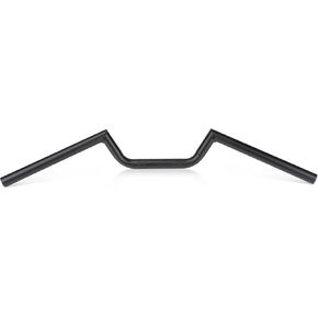 PSLER Motorcycle 7/8" Handlebar - Cafe Racer Ace Clubman Style Handlebars 22MM Universal for Bobber Custom Application Black