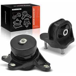 A-Premium Upper and Lower Transmission Mount Kit Compatible with Honda Accord 2013 2014 2015 2016 2017 3.5L, Automatic Transmission, 2-PC Set, Replace# 50870T2FA11, 50870T2GA03