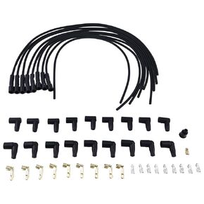 50055 Spark Plug Wires 8mm Compatible with Taylor Street Thunder Straight Universal V8 8mm