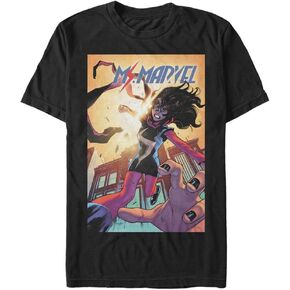 Marvel Big & Tall Classic MS.Marvel JAN19 Men's Tops Short Sleeve Tee Shirt, Black, 4X-Large in Saudi Arabia