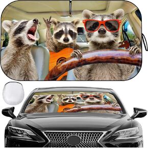 Car Windshield Sun Shade - Foldable Car Sun Shade Windshield for Front Window, Reflector Sunshade Offers Ultimate Protection for Cars Interior (55.2 x 31.5 in)