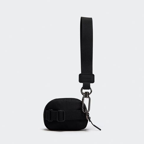 حزام معصم Pander و Mini Wallet Combo - مجموعة ملحقات أنيقة ومدمجة ومتعددة الاستخدامات - أسود in Kuwait