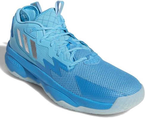 adidas Unisex Dame 8 Basketball Shoe, Signal Cyan/Silver Metallic/Shock Cyan, 9.5 US Men in Saudi Arabia
