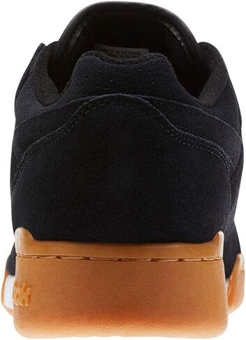 Reebok Unisex-Adult Workout Plus Sneaker, Black/White/Excellent Red, 4 M US in Saudi Arabia