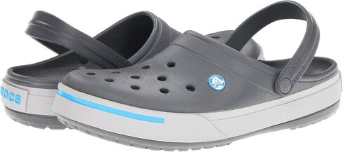 Crocs Unisex-Adult Crocband II Clogs, Navy/Bijou Blue, 7 Men/9 Women in Saudi Arabia