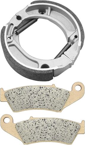 Front Sintered Brake Pads & Rear Brake Shoes for Honda CRF 150F CRF 230F CRF150F CRF230F 2003-2020 in Kuwait