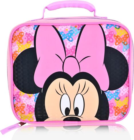 Disney Stitch Lunch Box for Kids | Stitch Insulated Lunch Bag Lunch Box for Girls, Boys, Unisex | Lilo and Stitch Pink Reusable Lunchbox in Saudi Arabia