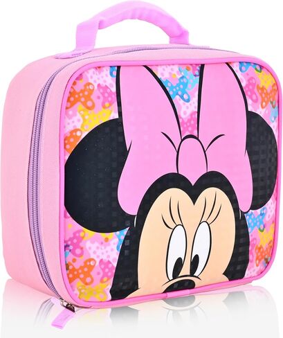 Disney Stitch Lunch Box for Kids | Stitch Insulated Lunch Bag Lunch Box for Girls, Boys, Unisex | Lilo and Stitch Pink Reusable Lunchbox in Saudi Arabia