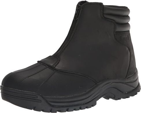 Propet Men's Blizzard Mid Zip Calf Boot, Black, 11 X-Wide in Saudi Arabia