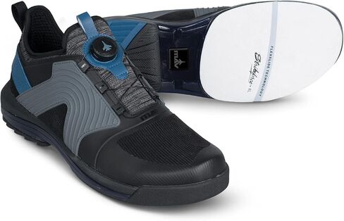 حذاء بولينج KR Strikeforce Maverick FT سريع تويست من الدانتيل أسود/كوبالت الأداء متوفر في اليد اليمنى المتوسطة والواسعة in Kuwait