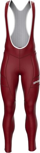 Sparx Men Winter Cycling Thermal Roubaix bib bib pants pants high veriz leggings (burgundy ، 3xl) in Saudi Arabia