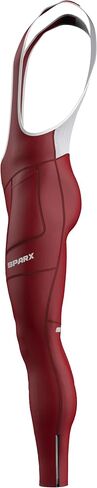 Sparx Men Winter Cycling Thermal Roubaix bib bib pants pants high veriz leggings (burgundy ، 3xl) in Saudi Arabia