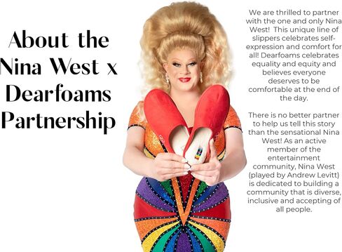 Dearfoams للجنسين Nina West طباعة الفهد فروي مغلق من الخلف مع شبشب بمقاسات شاملة، 9-10 US للسيدات in Kuwait