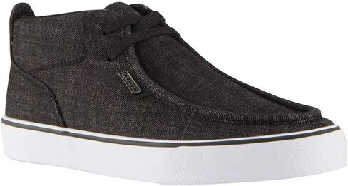 Lugz Men's Strider 2 Classic Canvas Moc Toe Fashion Sneaker, Black/White, 11 in Saudi Arabia