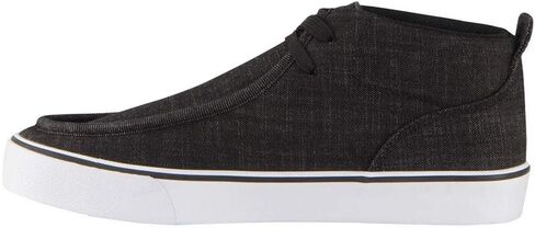 Lugz Men's Strider 2 Classic Canvas Moc Toe Fashion Sneaker, Black/White, 11 in Saudi Arabia