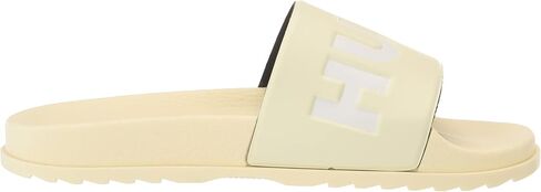 HUGO Men's Big Logo Slide Sandals, pastal Yellow, 7 in Saudi Arabia