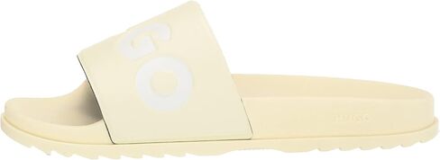 HUGO Men's Big Logo Slide Sandals, pastal Yellow, 7 in Saudi Arabia