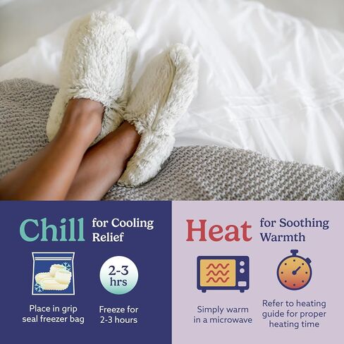 Intelex Fully Microwavable Luxury Cozy Slippers Snowy in Saudi Arabia
