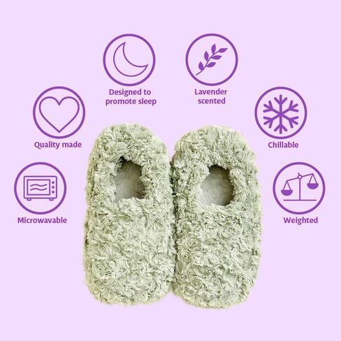 Intelex Fully Microwavable Luxury Cozy Slippers Snowy in Kuwait