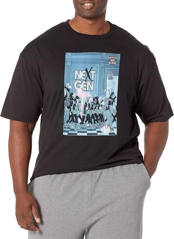 تي شيرت Marvel Big & Tall Classic Next Gen للرجال بأكمام قصيرة، أسود، 3X-Large in Saudi Arabia
