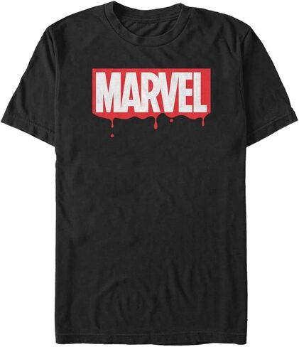 Marvel Big & Tall Classic Big Drip Men's Tops Short Sleeve Tee Shirt, Black, 3X-Large in Saudi Arabia