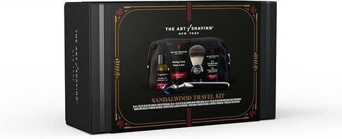 The Art of Shaving Unscented Travel Kit - Men's Razor with Pre-Shave Oil, Shaving Cream, Shaving Brush & After-Shave Balm in Saudi Arabia