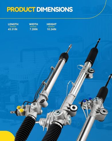 PHILTOP Hydraulic Power Steering Rack and Pinion Replacement For 1999-2003 RX300 Replace 26-2611, 262611 in Saudi Arabia
