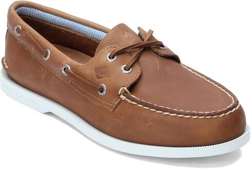 Sperry Men's Authentic Original 2-Eye Boat Shoe, TAN PERF, 16 in Saudi Arabia