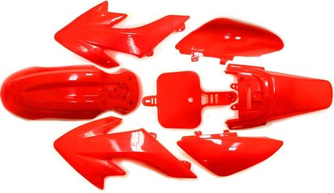 Plastic Fairing Fender Kit for Honda CRF50 XR50 CRF 50 XR 50 SSR SDG 107cc 125cc Chinese Dirt Pit Bike (Red) in Saudi Arabia