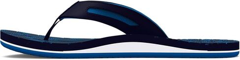 Under Armour Men's Marathon Key V Slide Sandal, Midnight Navy Blue (400)/White, 15 in Saudi Arabia