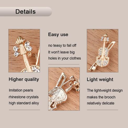 Rhinestone Brooch Pin for Formal Dress Decorative Pins for Clothing in Saudi Arabia