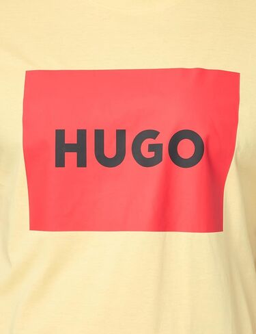 HUGO by Hugo Boss Big Square Logo Short Sleeve T-Shirt Dark Smoke Grey in Saudi Arabia