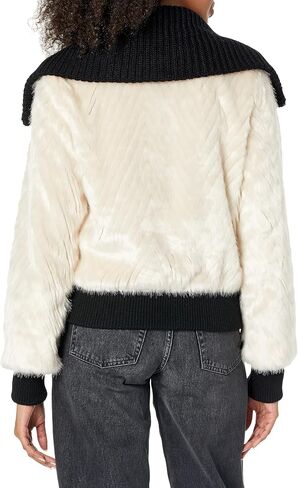 Karl Lagerfeld Paris Women's Faux Fur Jacket in Saudi Arabia