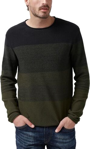 Buffalo David Bitton Men's Sweater, Red Ochre, Medium in Kuwait