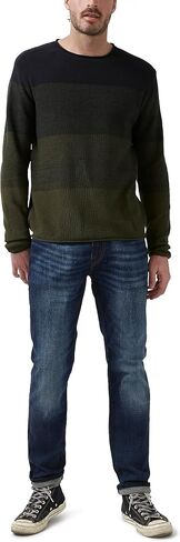 Buffalo David Bitton Men's Sweater, Red Ochre, Medium in Kuwait