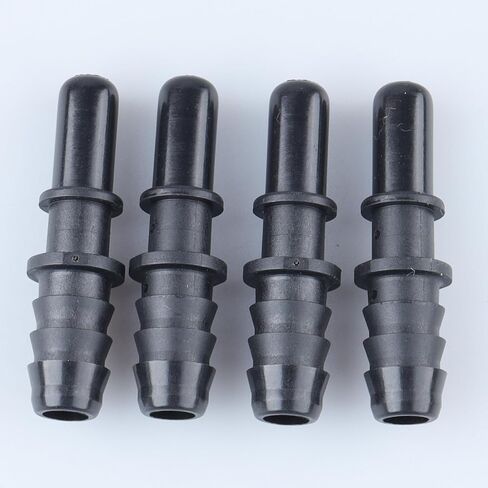 Plastic Fuel Quick Connector Male 3/8" Tube to 3/8" Male Barb, Pack of 4 in Saudi Arabia