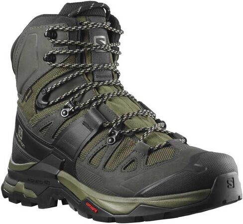 Salomon Quest 4 Gore-TEX Hiking Boots for Men, Magnet/Black/Quarry, 12.5 in Saudi Arabia
