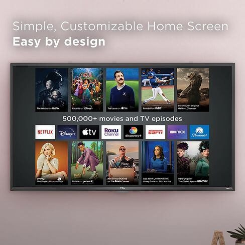 تلفزيون تي سي ال 40 بوصة فئة 3-Series Full HD 1080p LED Smart Roku - 40S355 in Saudi Arabia