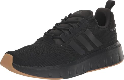adidas Originals Men's Swift Running Shoe, White/White/Gum, 10.5 in Saudi Arabia