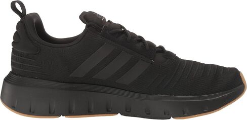 adidas Originals Men's Swift Running Shoe, White/White/Gum, 10.5 in Saudi Arabia