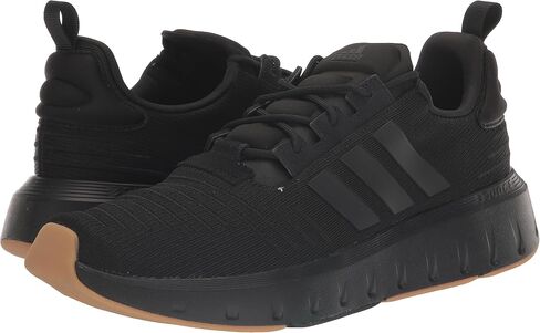 adidas Originals Men's Swift Running Shoe, White/White/Gum, 10.5 in Saudi Arabia