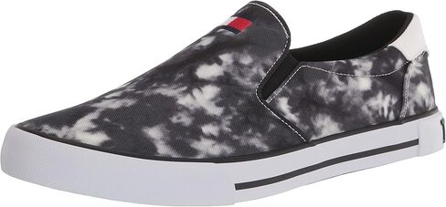 Tommy Hilfiger Men's ROAKLYN Sneaker, Red, 7.5 in Saudi Arabia