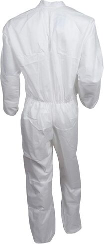 KleenGuard™ A40 Liquid & Particle Protection Coveralls (44304), Zipper Front, White, XL (Qty 25) in Saudi Arabia