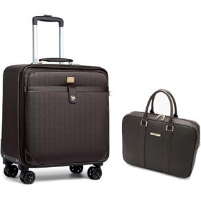 VH&GRED Lightweight Luggage Sets for Business and Weekend Getaways Carry On Luggage with Spacious Design Sleek Suitcases with Wheels and Carry On Suitcase Option(Coffee)