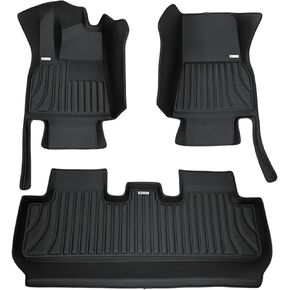 Extreme Coverage Tesla Model 3 Floor Mats 2025 2024 Premium Design Custom Fit 100% Eco-Friendly -All Weather 3D Floor Mats for Tesla Model 3 Highland Cargo Liner Trunk Accessories 6pcs in Saudi Arabia