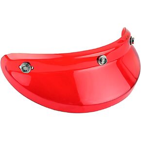 ذروة 3-SNAP Shorty Visor Peak لخوذات الدراجات النارية (أسود)